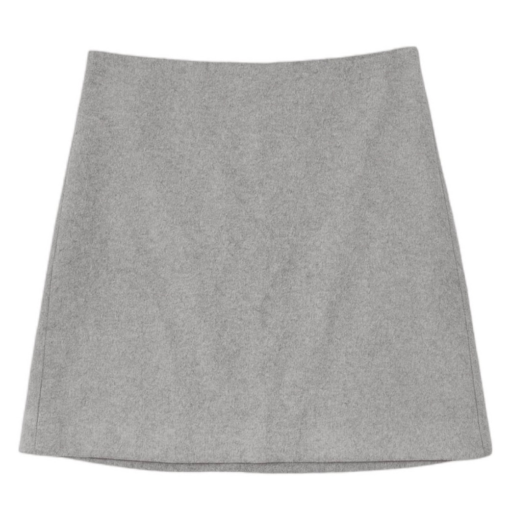 NWOT Maison d’ Amelie Classic Gray Women's Skirt